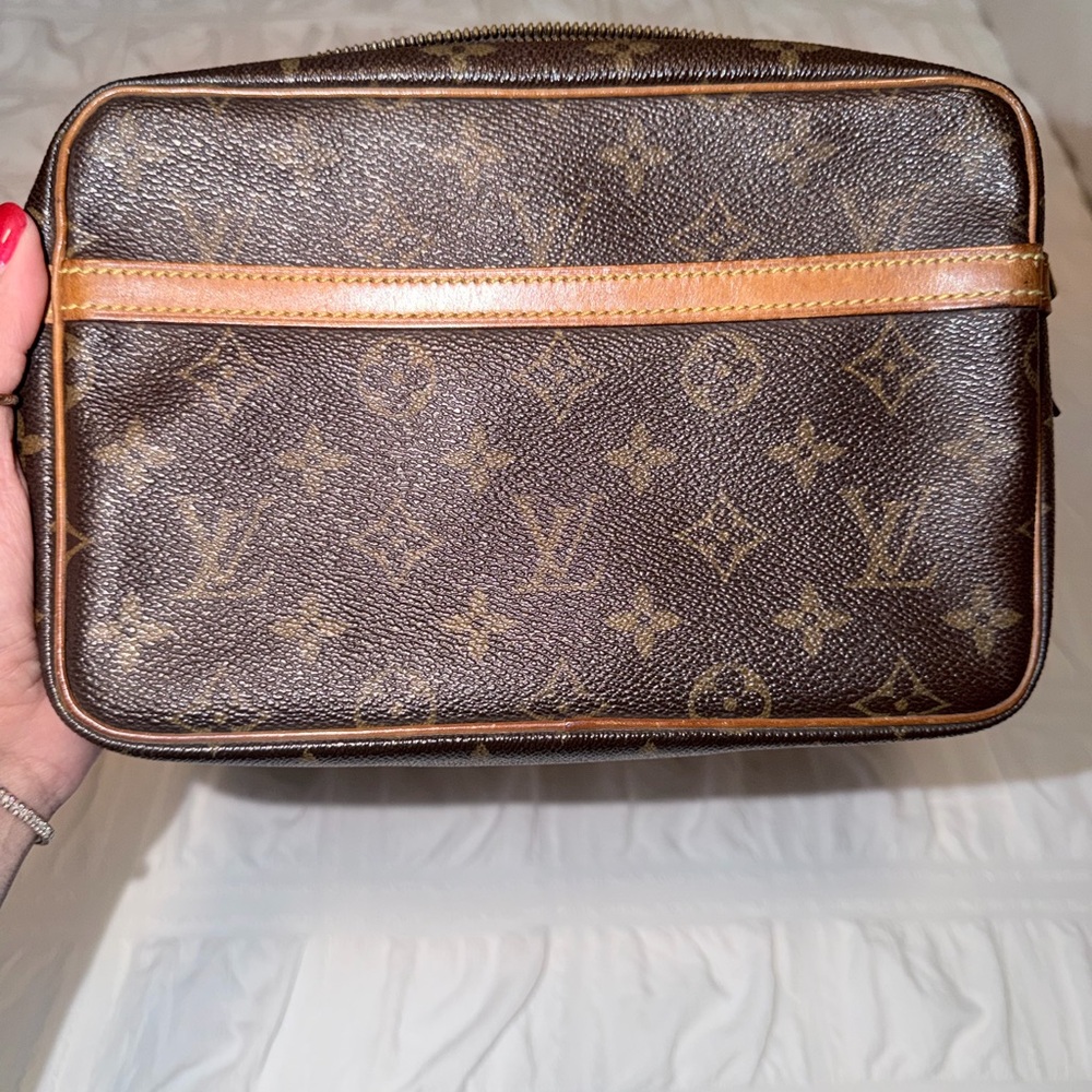 Vintage Louis Vuitton Brown Monogram Canvas Compiegne 23
